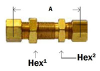 Compression Bulkhead Union Diagram